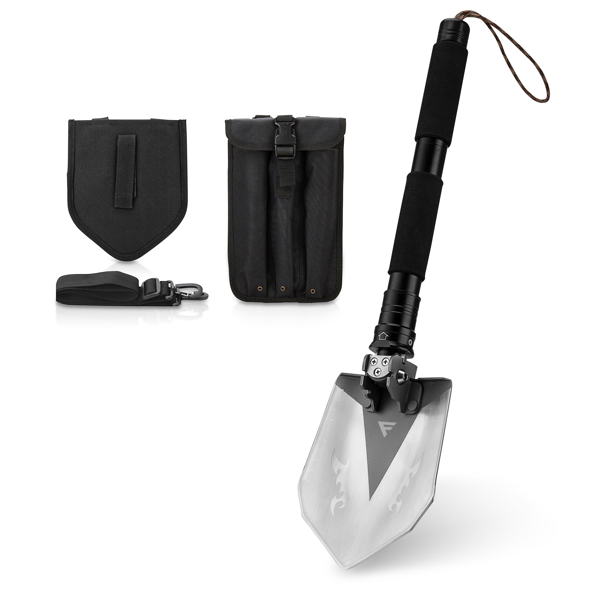 FiveJoy Military Folding Shovel Multitool (RS) to Keep in Vehicle for Emergency