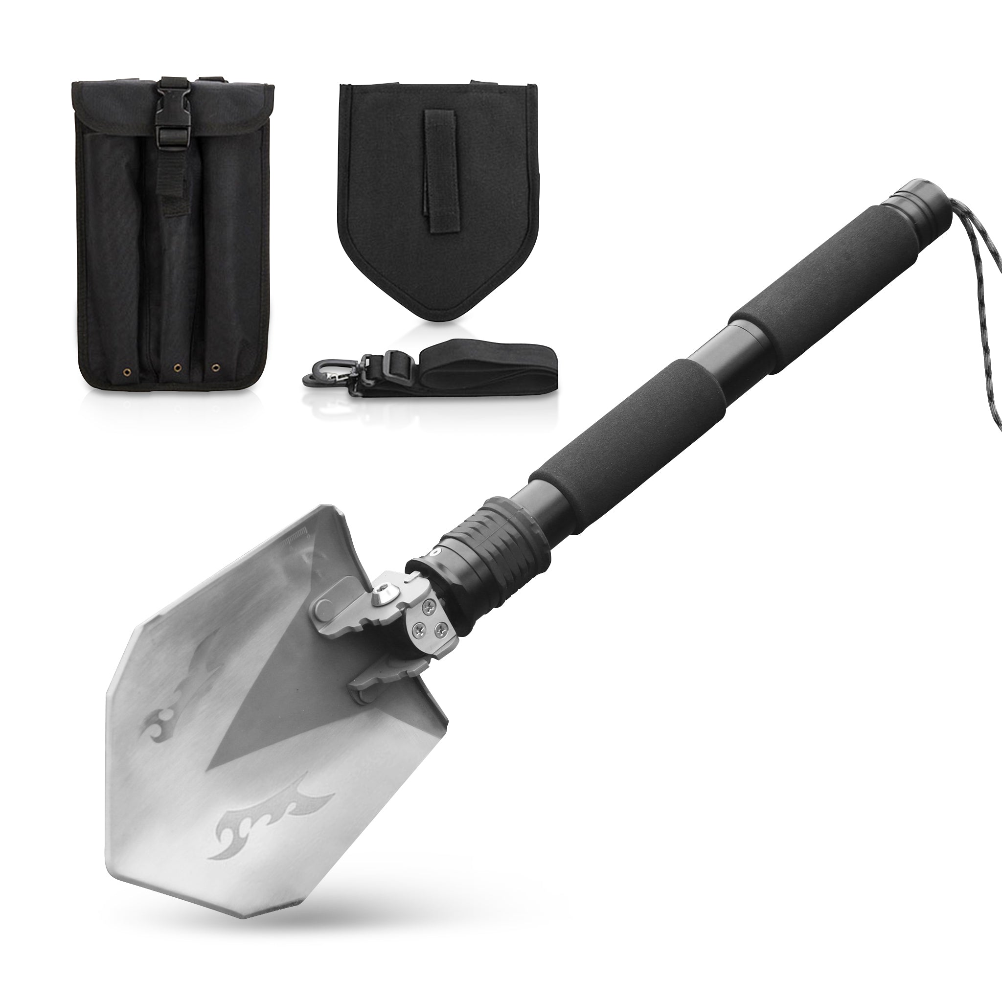 FiveJoy Military Folding Shovel Multitool (RS) to Keep in Vehicle for Emergency